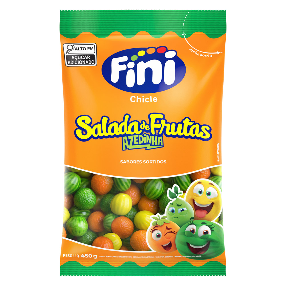 Chicle Salada de Frutas Azedinhas 450g - Fini