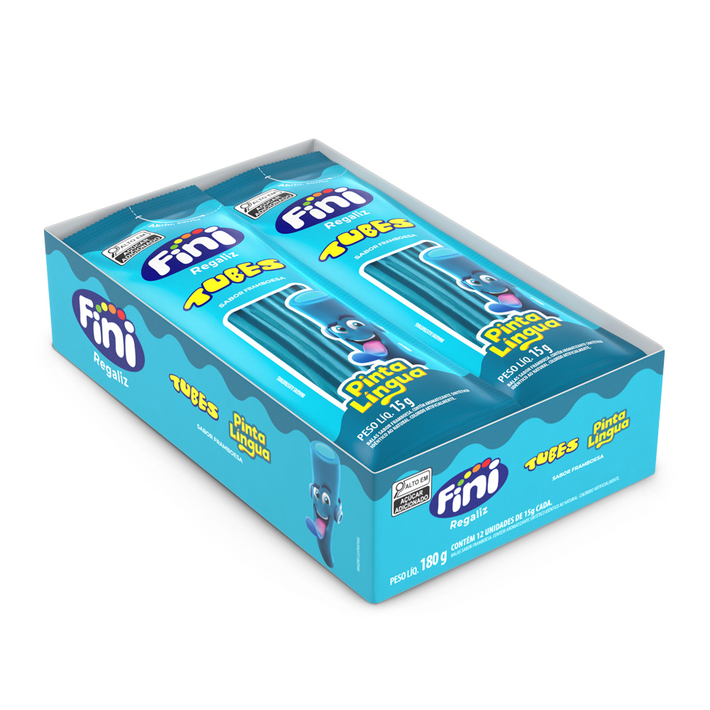 Tubes Pinta L&iacute;ngua com 12x15g cada - Fini
